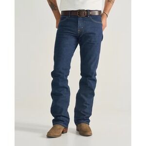 Tecovas Jeans Men's 36x30 Blue Dark Wash Modern Bootcut 5-Pocket Western Denim